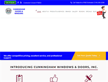 Tablet Screenshot of cunninghamwindows.com